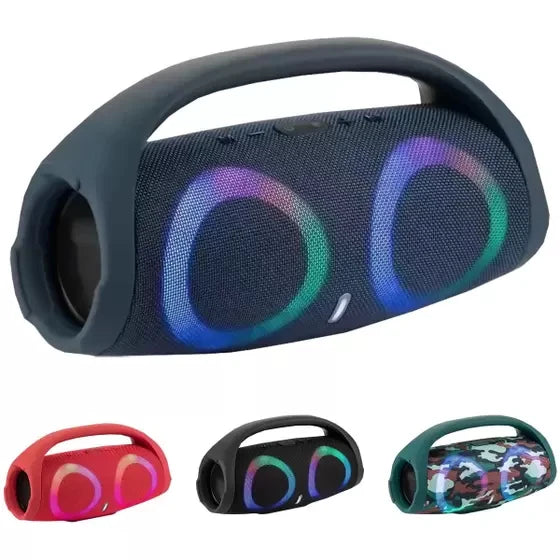 Caixa de Som Portátil Bluetooth Bombox 2 Iluminação LED RGB