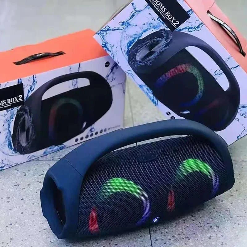 Caixa de Som Portátil Bluetooth Bombox 2 Iluminação LED RGB