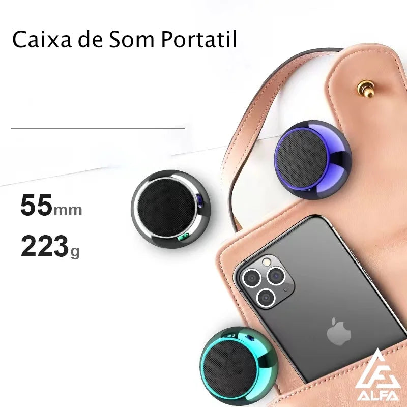Mini Caixa De Som M3 Bluetooth Tws Speaker Amplificada 3w