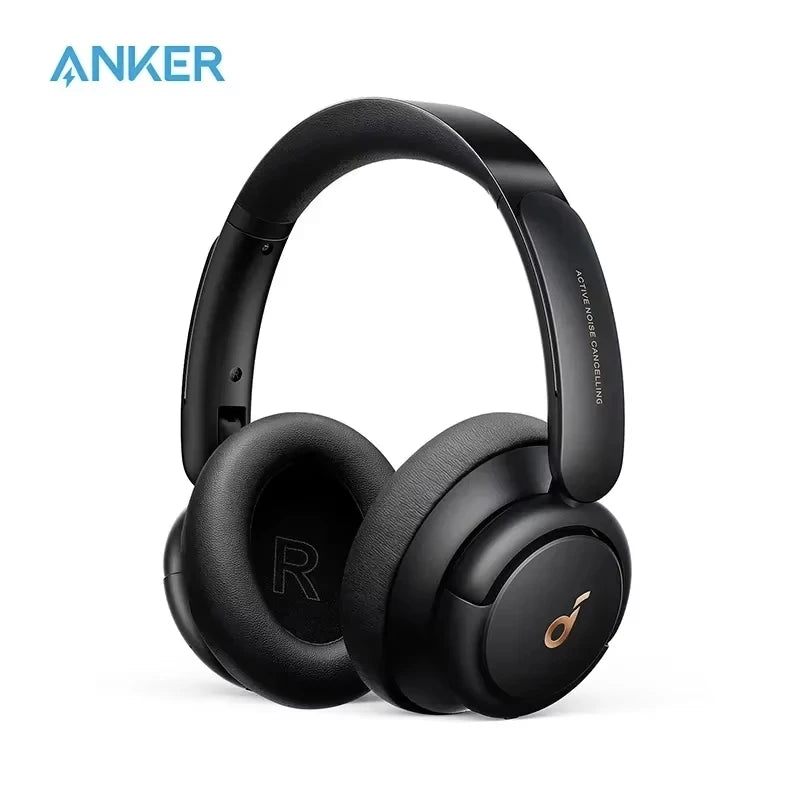 Fones de ouvido híbridos Soundcore by Anker Life Q30 com cancelamento de ruído ativo, sem fio Bluetooth, fone de ouvido supra-auricular