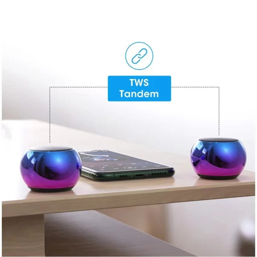 Mini Caixa De Som M3 Bluetooth Tws Speaker Amplificada 3w