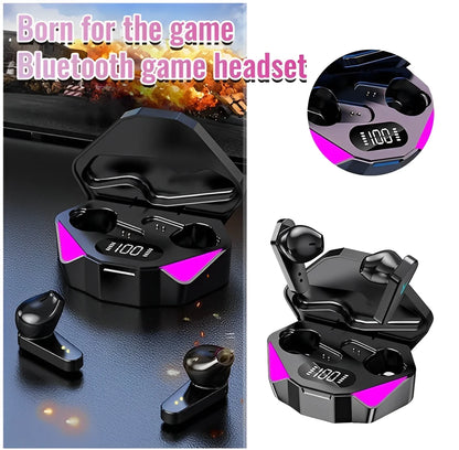 Fones de Ouvido X15 TWS Bluetooth 5.0 – Estéreo Surround sem Fio, com Baixa Latência para Jogos, Cancelamento de Ruído e Microfone – Neverdie Store. 🎮🎧