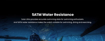 Relógio Inteligente Haylou Solar Ultra GPS com Tela AMOLED de 1,6”, Taxa de Atualização de 60Hz, Chamadas Bluetooth, Resistência à Água de 5ATM, Relógio Inteligente Esportivo