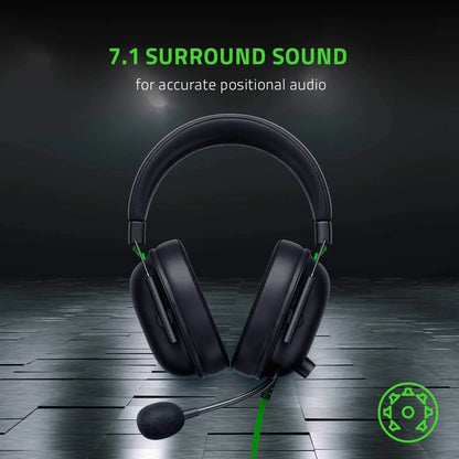 Razer BlackShark V2 X Headset com Fio para eSports – Cancelamento Passivo Avançado de Ruído, Som Surround 7.1, Microfone Cardioide Hyperclear