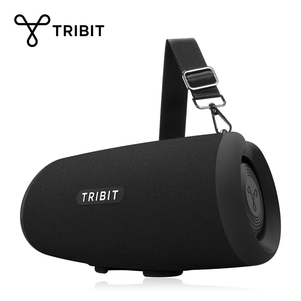 Caixa de som portátil TRIBIT StormBox Lava 80W Bluetooth, carregador portátil integrado, controle por aplicativo, à prova d'água IP67 para atividades ao ar livre, camping e festas