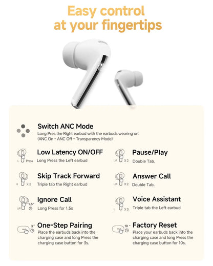 Bluetooth QCY MeloBuds Pro ANC