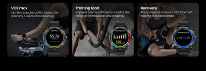 Relógio Inteligente Haylou Solar Ultra GPS com Tela AMOLED de 1,6”, Taxa de Atualização de 60Hz, Chamadas Bluetooth, Resistência à Água de 5ATM, Relógio Inteligente Esportivo