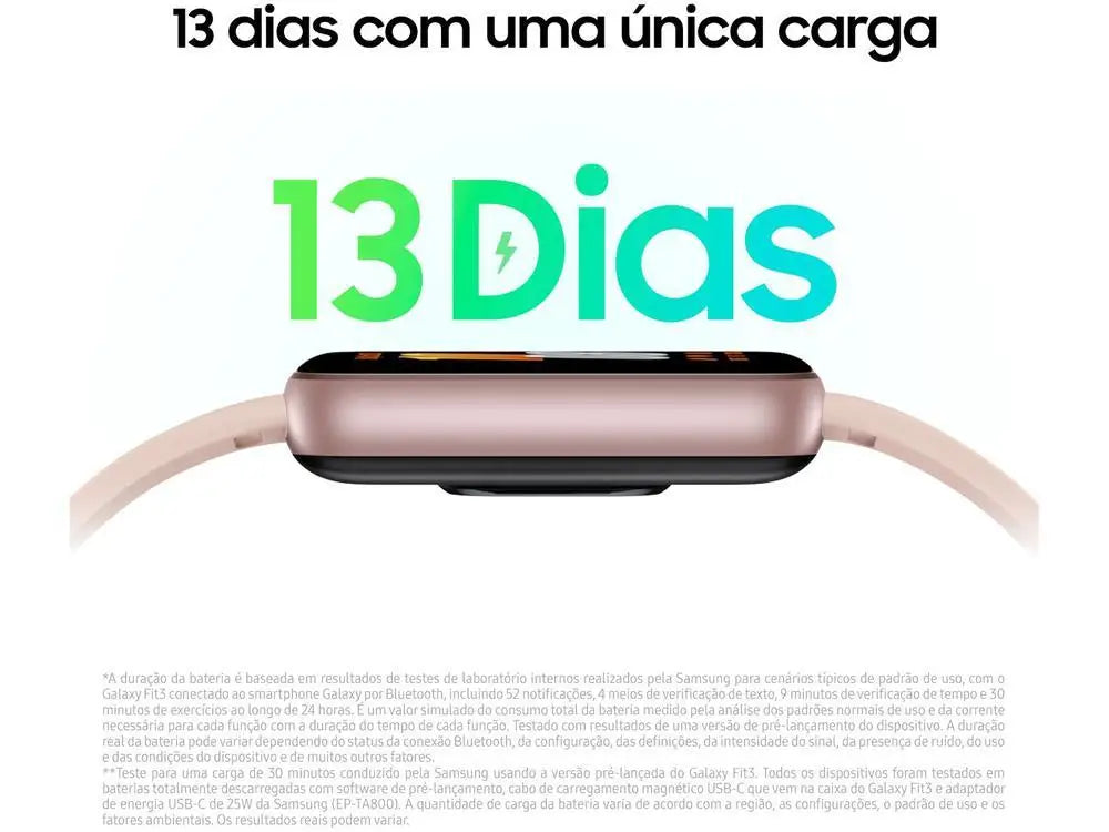 Smartband Samsung Galaxy Fit3 Rosa