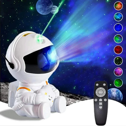 Luz Noturna Galáxia, LED Luz de Astronauta, Quarto e sala de jogos