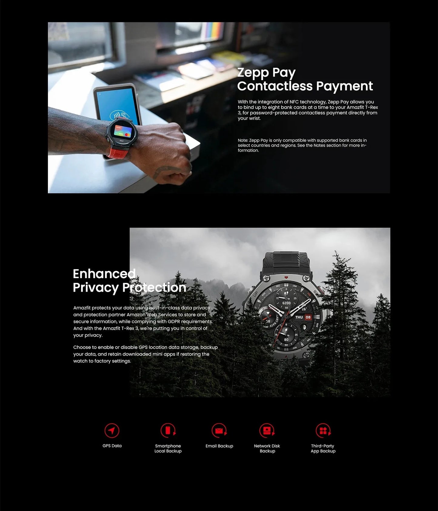 Amazfit T-Rex 3 Smartwatch Outdoor com tela AMOLED de 48 mm, 6 sistemas de satélite, GPS de banda dupla, 170 modos esportivos