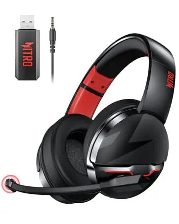 Headset Gamer Sem Fio Acer – Bateria de 100 Horas, Drivers Dinâmicos de 50mm, Microfone com Voz Clara, Fones Bluetooth para PC e PS4