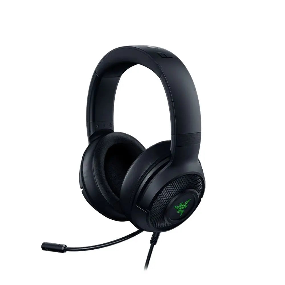 Headset Gamer com Fio Razer Kraken V3 X Original – Som Surround 7.1 com Driver TRIFORCE de 40mm e Microfone Cardioide HYPERCLEAR