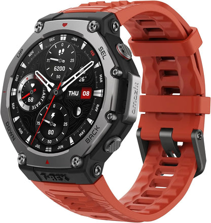Amazfit T-Rex 3 Smartwatch Outdoor com tela AMOLED de 48 mm, 6 sistemas de satélite, GPS de banda dupla, 170 modos esportivos