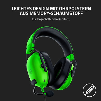 Razer BlackShark V2 X Headset com Fio para eSports – Cancelamento Passivo Avançado de Ruído, Som Surround 7.1, Microfone Cardioide Hyperclear