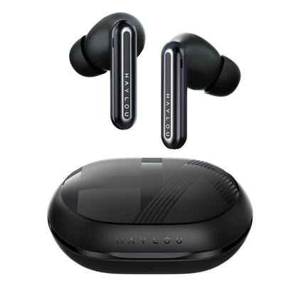 Fones de ouvido HAYLOU Mori Pro Bluetooth 5.4 - 43dB ANC com cancelamento de ruído ativo, fones de ouvido sem fio com 6 microfones e bateria com duração de 35 horas
