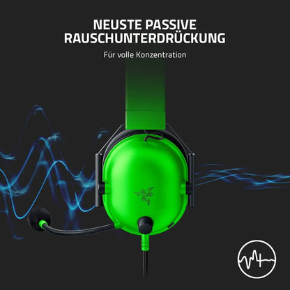 Razer BlackShark V2 X Headset com Fio para eSports – Cancelamento Passivo Avançado de Ruído, Som Surround 7.1, Microfone Cardioide Hyperclear