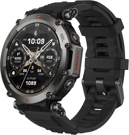 Amazfit T-Rex 3 Smartwatch Outdoor com tela AMOLED de 48 mm, 6 sistemas de satélite, GPS de banda dupla, 170 modos esportivos