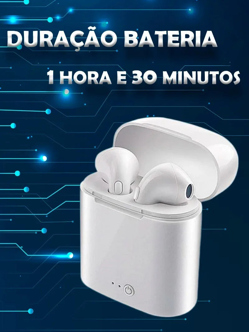 Fones de Ouvido Sem Fio I7S TWS – Fones Bluetooth Estéreo Sem Fio