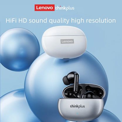 Fones de Ouvido Bluetooth Lenovo Thinkplus XT88 In Ear com Microfones Duplos, Redução de Ruído Estéreo, Graves HiFi e Controle Touch.