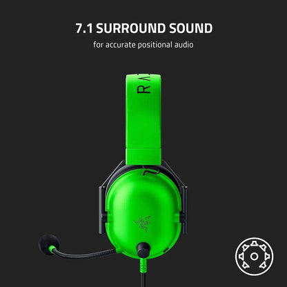 Razer BlackShark V2 X Headset com Fio para eSports – Cancelamento Passivo Avançado de Ruído, Som Surround 7.1, Microfone Cardioide Hyperclear