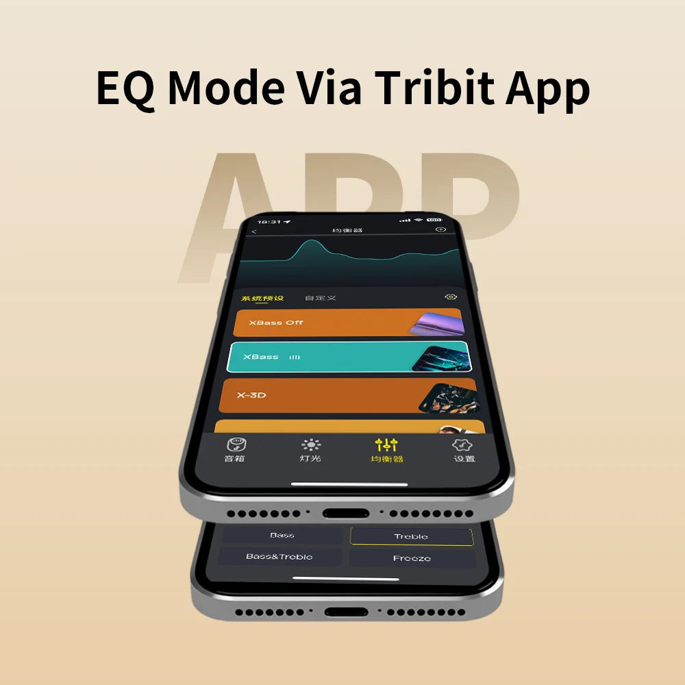 Caixa de som Bluetooth TRIBIT StormBox Blast 2, potência de 200 W com subwoofer, caixa de som para festas externa IP67, 30 horas de reprodução, LED, entrada para microfone